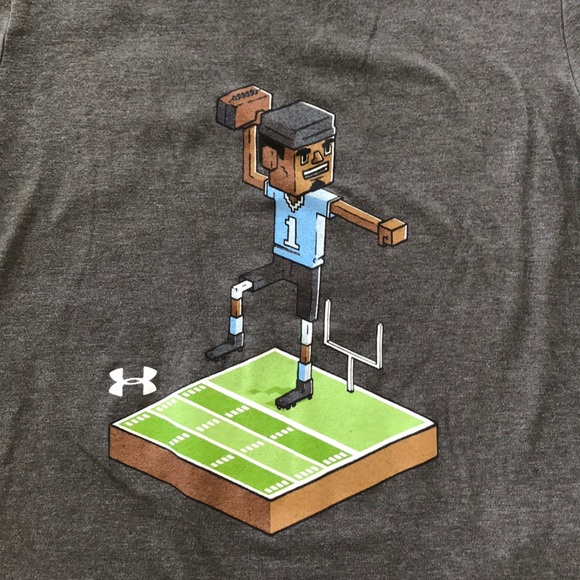 Boys Under Armour Cam Newton Tee - Picture 2 of 4